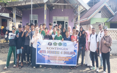 Kontingen MTs Negeri 4 Bolsel Siap Bertanding Di Gebyar Olahraga, Akademi dan Seni