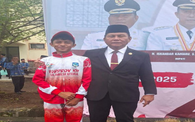 Satu Siswa MTs Negeri 4 Bolsel Ikuti Porprov XII Tahun 2025